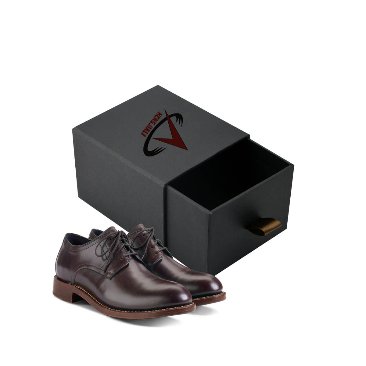 box leather shoes