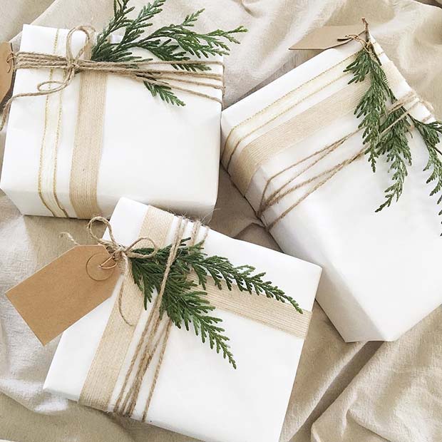 Natural gift wrapping ideas